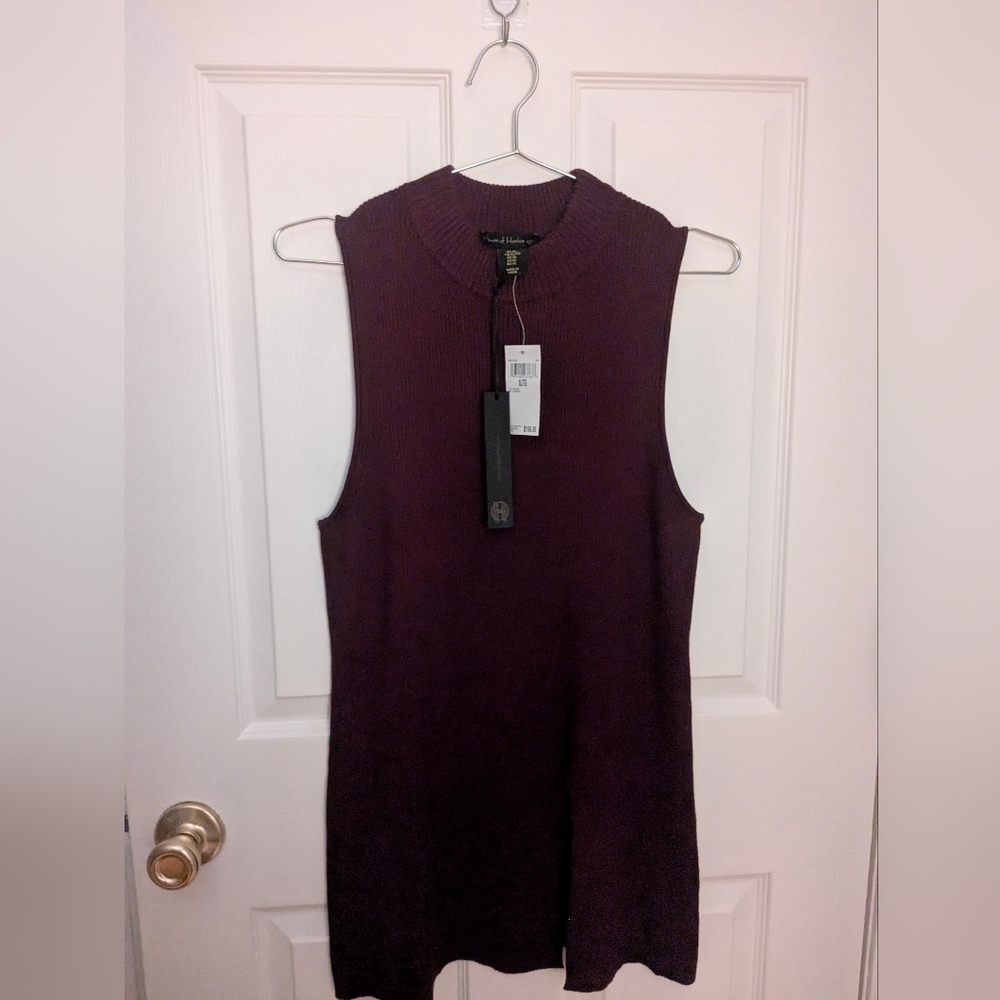 House of Harlow 1960 Burgundy Sweater